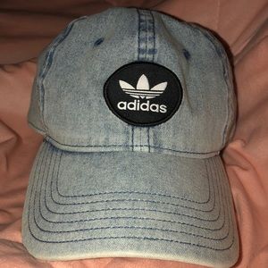 blue jean adidas hat